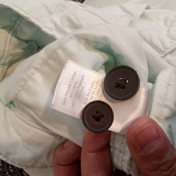 Everlane Mint Green Wide Leg High Waisted Pleated Womens Pants (Flawed) Size 10 - Picture 5 of 13